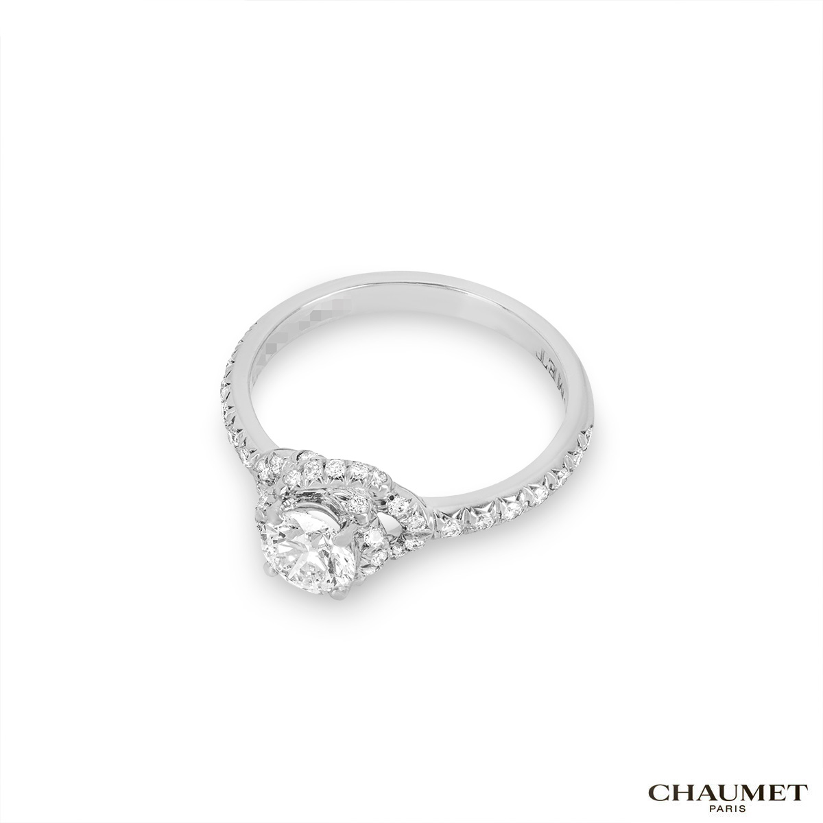 Chaumet Platinum Liens D'Amour Diamond Ring 0.51ct G/VVS2 XXX